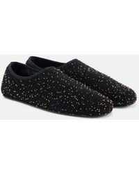 Gabriela Hearst - Aris Embellished Knitted Ballet Flats - Lyst