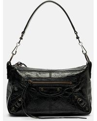 Balenciaga - Le City Moto Mini Leather Shoulder Bag - Lyst