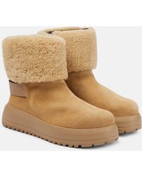 Bogner - Shearling-lined Suede Ankle Boots - Lyst