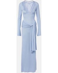 AYA MUSE - Lace-Trimmed Maxi Dress - Lyst