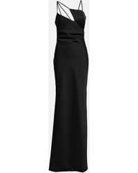 The Attico - Melva Asymmetric Maxi Dress - Lyst