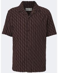 Frescobol Carioca - Terry-Trimmed Cotton-Blend Bowling Shirt - Lyst