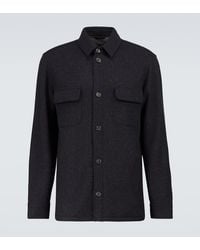 Loro Piana - Sobrecamisa En Mezcla De Cachemir - Lyst