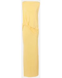 Jacquemus - La Robe Peplo Long Kleid - Lyst