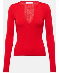 Max Mara - Urlo Ribbed-knit Silk And Cashmere Sweater - Lyst