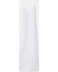 KHAITE - Slipdress Tulula Aus Seidenpopeline - Lyst