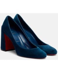 Christian Louboutin - Miss Sab Suede Pumps - Lyst