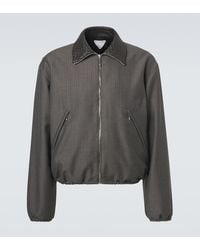 Bottega Veneta - Intrecciato Wool And Mohair Blouson Jacket - Lyst