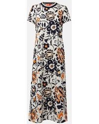 La DoubleJ - Sporty Swing Cotton Jersey Midi Dress - Lyst