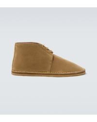 The Row - Nicola Suede Desert Boots - Lyst