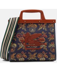 Etro - Tote Love Trotter Small aus Jacquard - Lyst