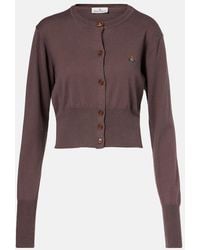 Vivienne Westwood - Orb Cotton And Cashmere Cardigan - Lyst