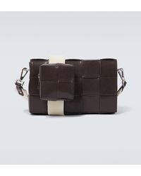 Bottega Veneta - Cassette Medium Leather Shoulder Bag - Lyst