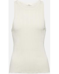 Co. - Ribbed Silk Tank Top - Lyst