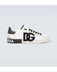 Dolce & Gabbana - Sneakers Dg Aus Leder - Lyst