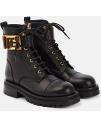 Balmain - Shoes > boots > lace-up boots - Lyst