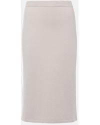 Max Mara - Alice Wool-Blend Midi Skirt - Lyst