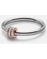 Spinelli Kilcollin - Sirius Sterling And 18Kt Ring With Diamonds - Lyst