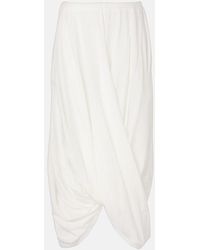 TOTEME - Draped Maxi Skirt - Lyst
