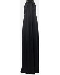 Stella McCartney - Embroidered Halterneck Gown - Lyst