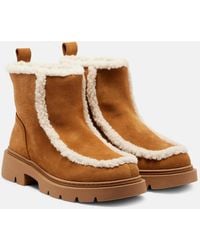 Inuikii - Bottines Apres-Ski Biker En Daim - Lyst