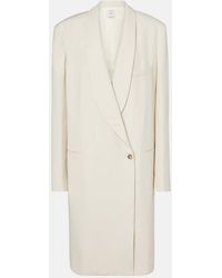Calvin Klein - Evelyn Double-Breasted Wool Coat - Lyst