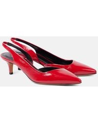 Isabel Marant - Piery Patent Leather Slingback Pumps - Lyst