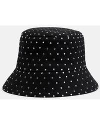 Ruslan Baginskiy - Embellished Wool Bucket Hat - Lyst
