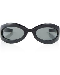 Gucci Oval Sunglasses - Black