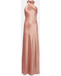 Galvan London - Robe Pandora Aus Satin - Lyst