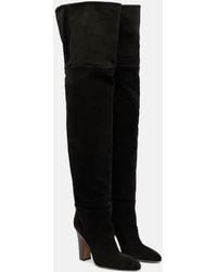 Paris Texas - Lavinia Suede Over-The-Knee Boots - Lyst