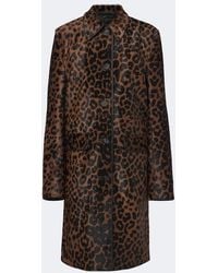 TOTEME - Leopard-Print Calf Hair Coat - Lyst