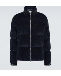 Moncler - Besbre Leather-trimmed Down Jacket - Lyst