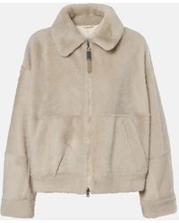 Brunello Cucinelli - Shearling Jacket - Lyst