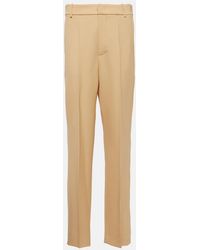 Tod's - Virgin Wool Straight Pants - Lyst