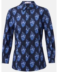 Carolina Herrera - Icon Floral Cotton-Blend Shirt - Lyst