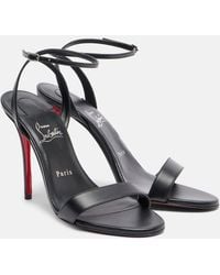 Christian Louboutin - Sandalen Miss Z 100 Aus Leder - Lyst