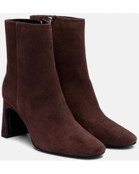 Souliers Martinez - Karol 80 Suede Ankle Boots - Lyst