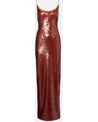 Roland Mouret - Robe Mit Pailletten - Lyst