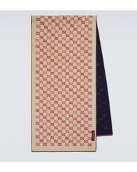 Gucci - Wendbarer Schal Gg Aus Woll-Jacquard - Lyst
