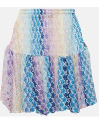 Missoni - Knitted Miniskirt - Lyst