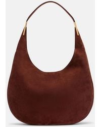 SAVETTE - Florence Medium Suede Shoulder Bag - Lyst