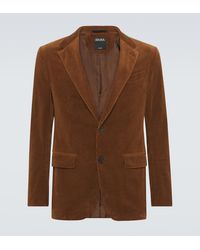 ZEGNA - Cotton And Cashmere Corduroy Blazer - Lyst