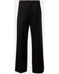 Acne Studios - Mid-Rise Wide-Leg Pants - Lyst