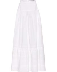 CALVIN KLEIN 205W39NYC Cotton Maxi Skirt - White
