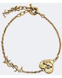 Saint Laurent - Cassandre Chain Bracelet - Lyst