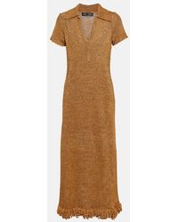 Proenza Schouler - Tassel-trimmed Midi Dress - Lyst