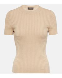 Loro Piana - Ribbed-knit Cashmere Top - Lyst