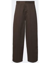Lemaire - Twill Barrel-Leg Pants - Lyst