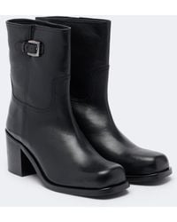 STAUD - Brooklyn Leather Ankle Boots - Lyst